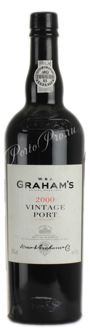  Grahams 2000 Vintage Port   2000   