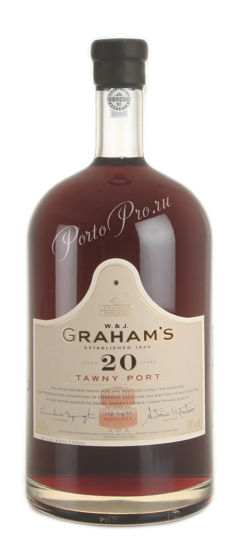Grahams Tawny Port 20 years 4.5l портвейн Грэмс Тони Порт 20 лет 4.5л